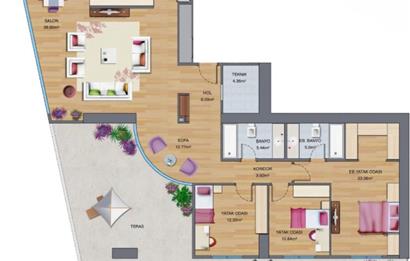 Maslak 1453 Yüksek Kat Satılık LOFT 3.5+1 CITIZENSHIP