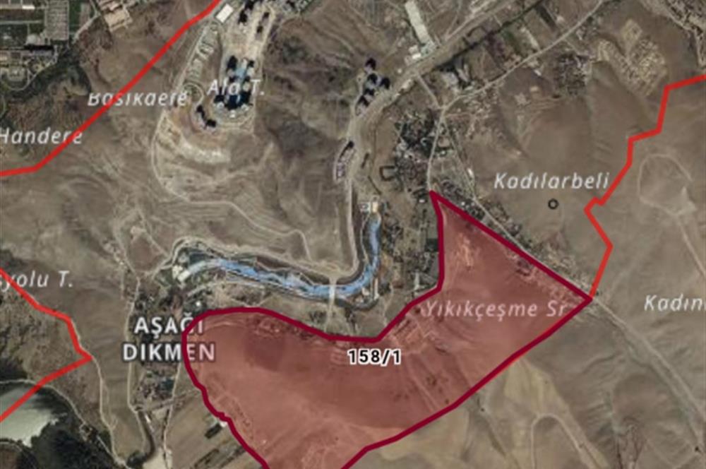 MÜHYE'DE ESKİ 896 PARSEL YENİ 158/1 DE 455 m2 SATILIK ARSA