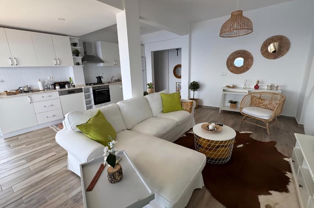 Bodrum Gündoğan Kızılburunda Eşsiz Deniz Manzaralı Satılık Daire