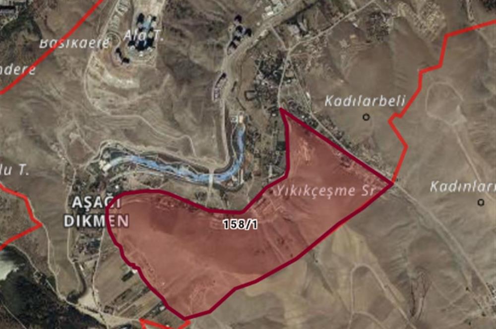 MÜHYE'DE ESKİ 896 PARSEL YENİ 158/1 DE 455 m2 SATILIK ARSA