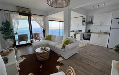 Bodrum Gündoğan Kızılburunda Eşsiz Deniz Manzaralı Satılık Daire