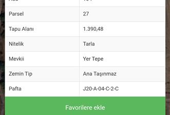 C21 LOCA'DAN BİGADİÇ ÇAMKÖY'DE 1390,48M2 SATILIK TARLA - 6 - 30704