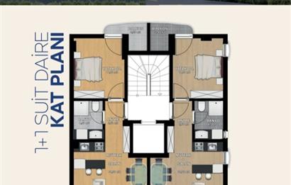 C21 PROJECT 'den SÜLEYMANPAŞA ALTINOVA Mah. de Satılık 1+1 Daire