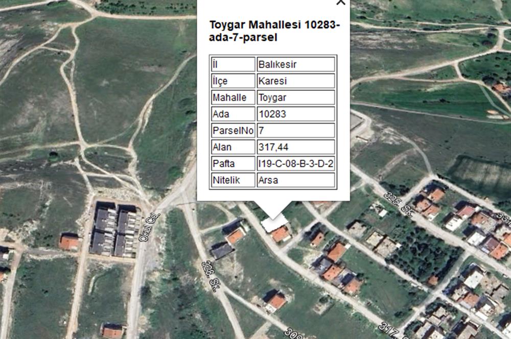 Century21 Bal'dan Balıkesir Toygar Mah.'de Satılık Arsa