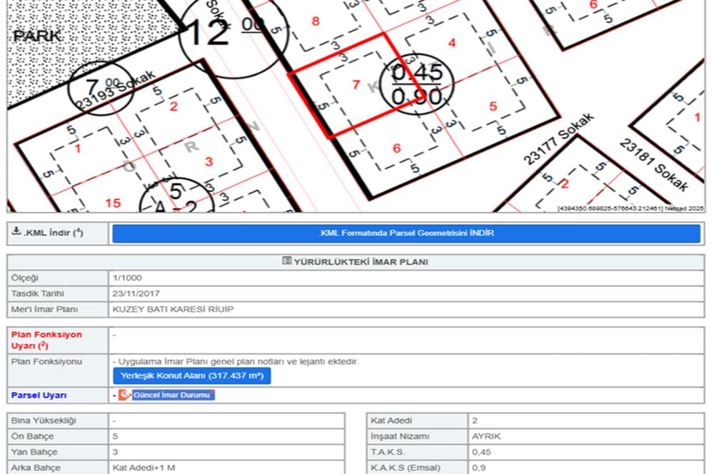 Century21 Bal'dan Balıkesir Toygar Mah.'de Satılık Arsa