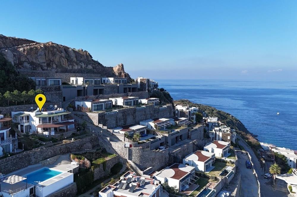 Bodrum Gündoğan Kızılburunda Eşsiz Deniz Manzaralı Satılık Daire
