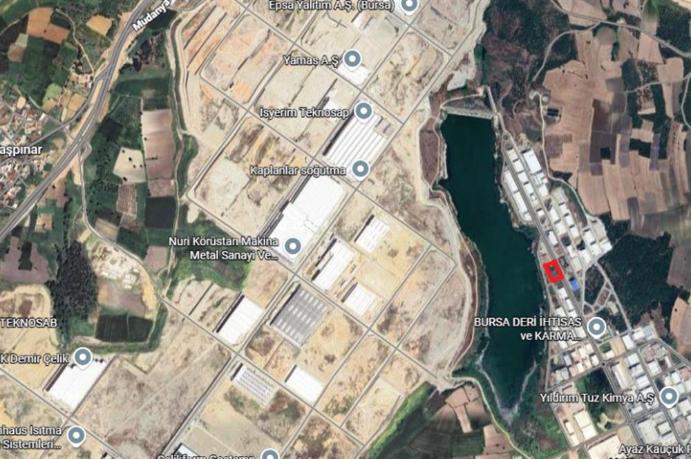 NİLÜFER BADIRGA İHTİSAS DERİ OSB'DE SATILIK FABRİKA ARSASI