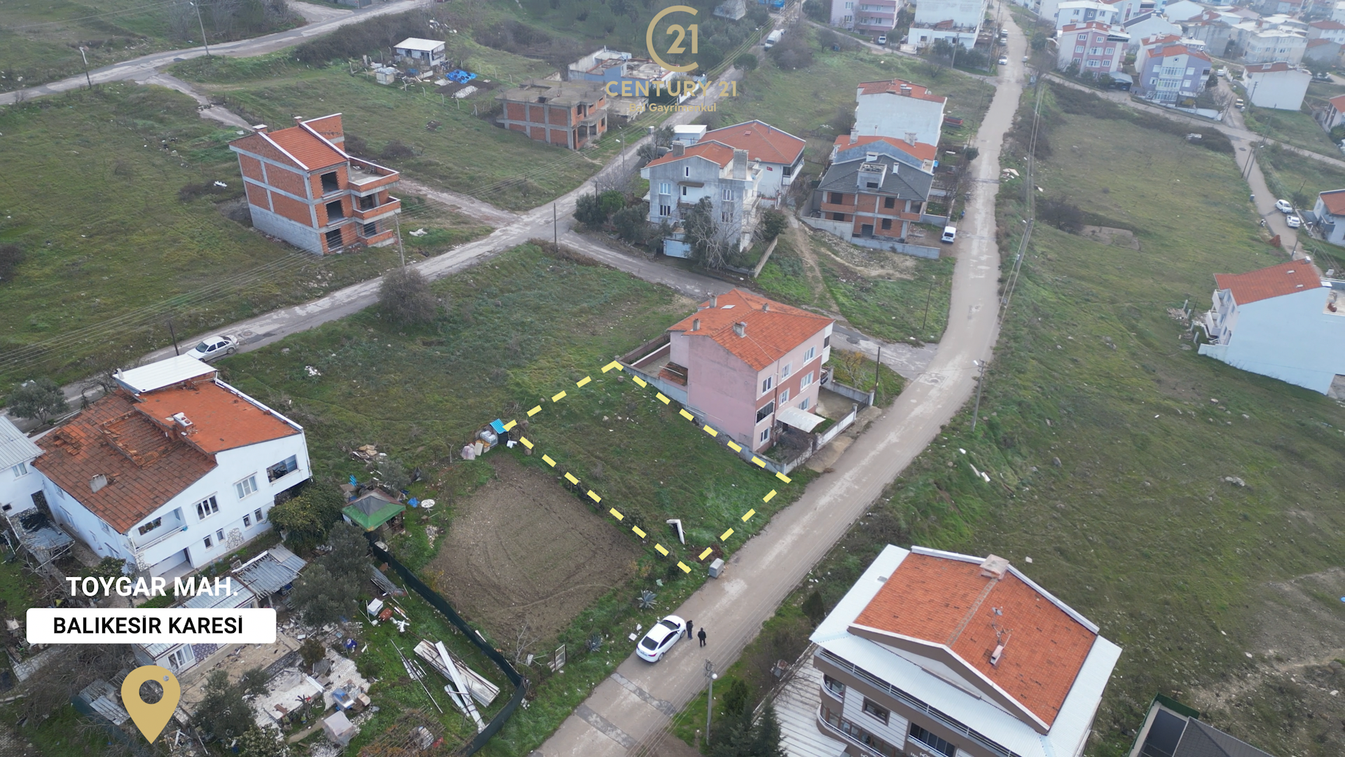 Century21 Bal'dan Balıkesir Toygar Mah.'de Satılık Arsa