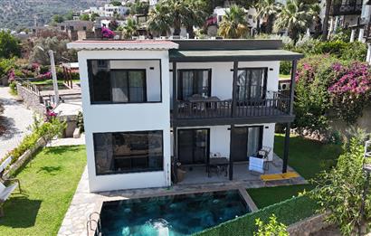 Bodrum Gündoğan Küçükbükte Denize 400m Mesafede Kiralık Eşyalı 2+1 Daire