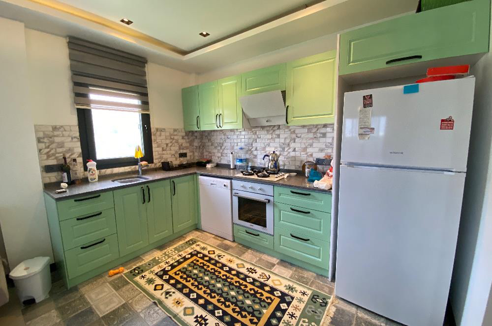 Bodrum Gündoğan Küçükbükte Denize 400m Mesafede Kiralık Eşyalı 2+1 Daire