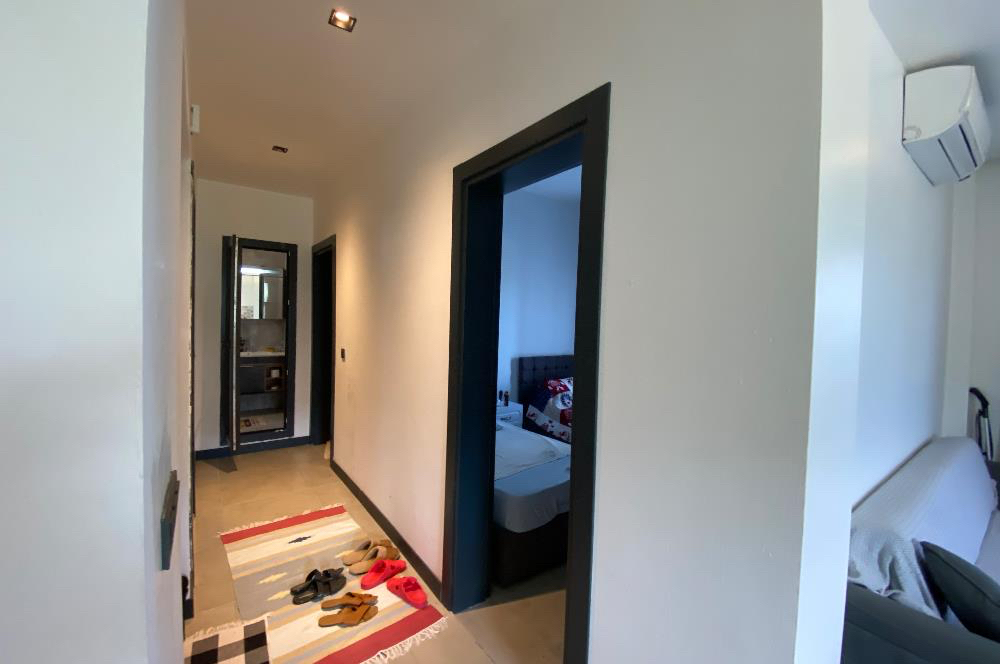 Bodrum Gündoğan Küçükbükte Denize 400m Mesafede Kiralık Eşyalı 2+1 Daire