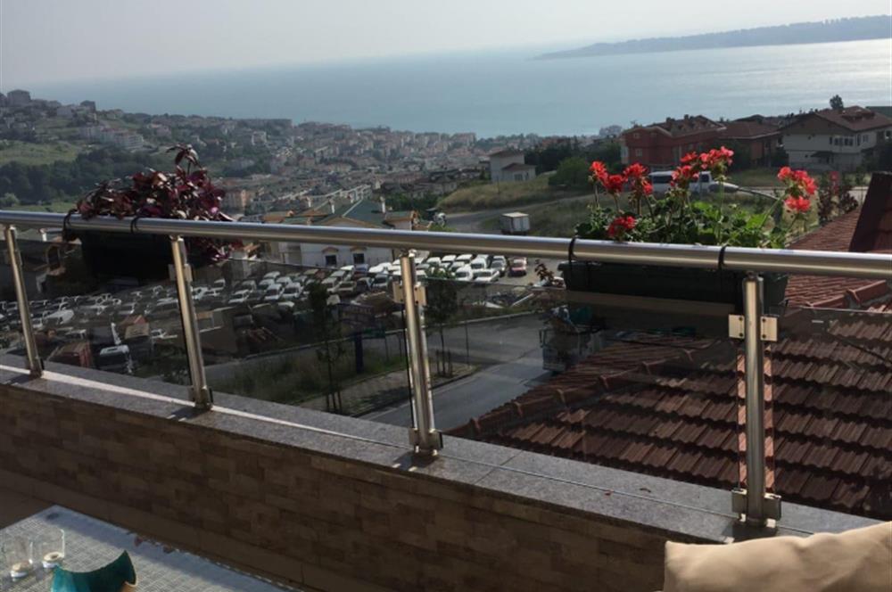 DENİZ MANZARALI BÜYÜKÇEKMECE TURGUT ÖZALDA SATILIK DUBLEKS
