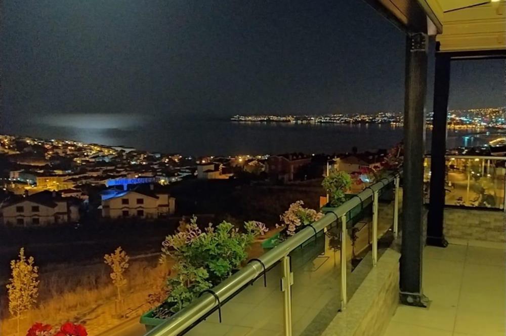 DENİZ MANZARALI BÜYÜKÇEKMECE TURGUT ÖZALDA SATILIK DUBLEKS