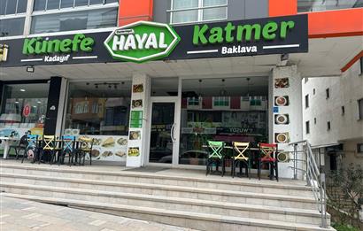 Çerkezköy Öztrak Caddesinde Devren Kiralık 360m2 Tatlıcı