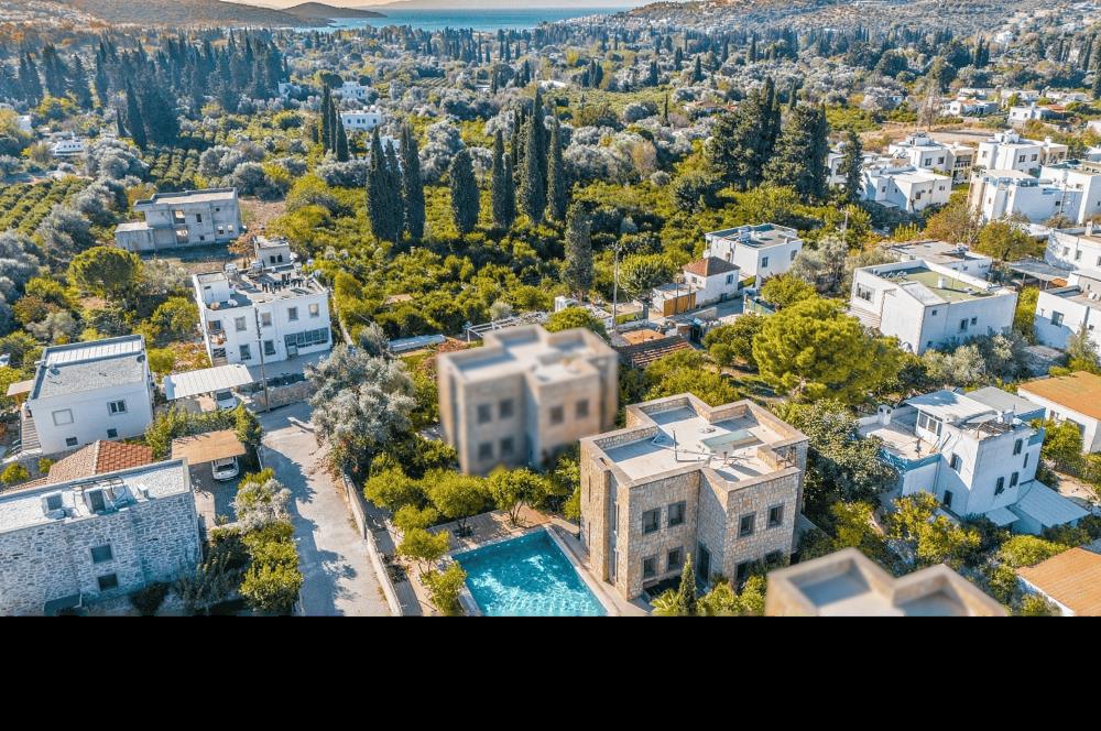 Bitez Köyiçinde Satılık Havuzlu Taş Villa