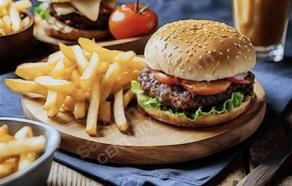 GÖLBAŞI MERKEZDE CAJUN BURGER CONSEPTLİ 60 BİN CİROLU RESTORAN