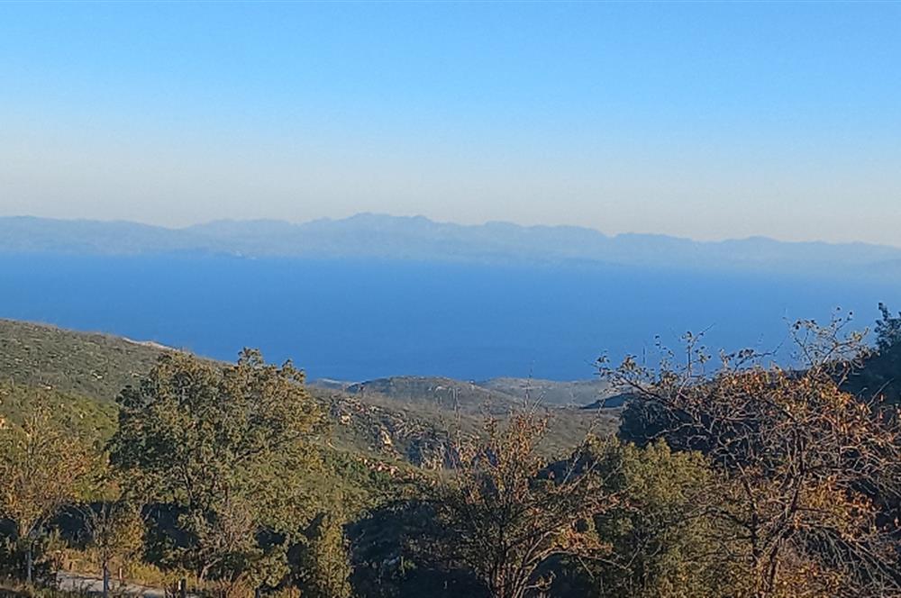 Bodrum Mazı lebiderya deniz manzaralı küçük parsel satılık tarla