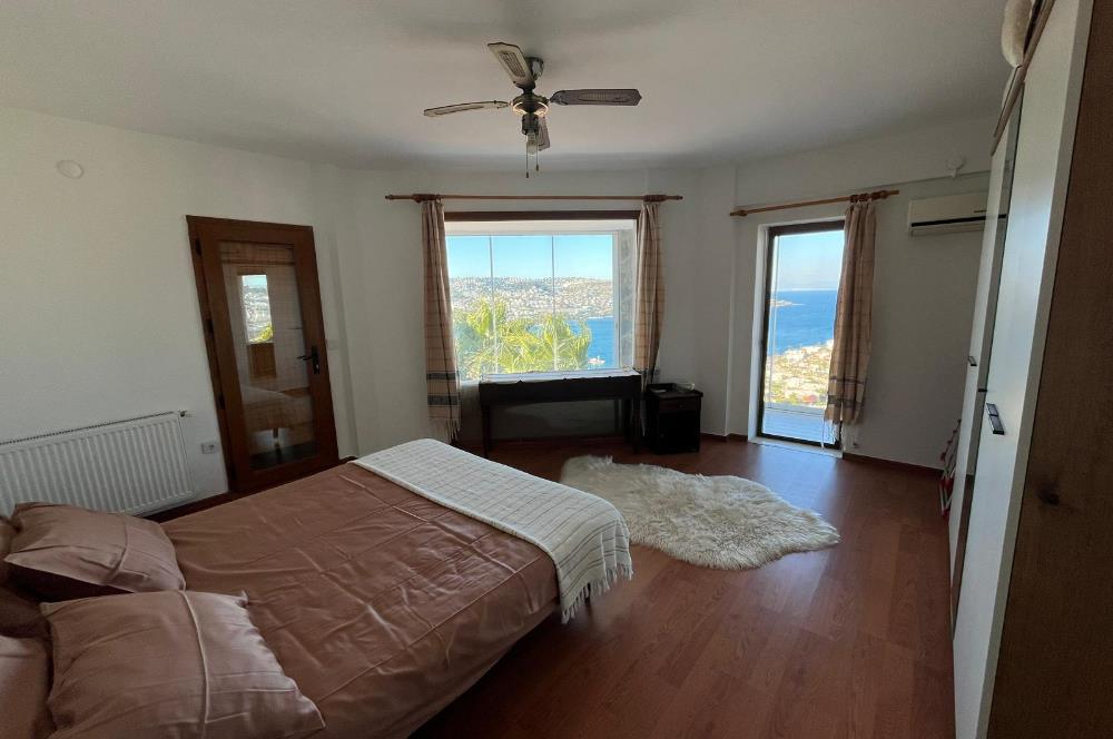 Bodrum Gündoğan'da Eşyalı Kiralık Dubleks Daire