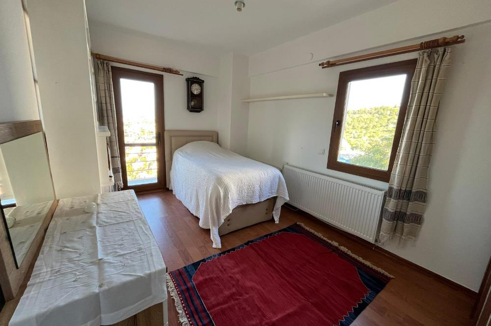 Bodrum Gündoğan'da Eşyalı Kiralık Dubleks Daire