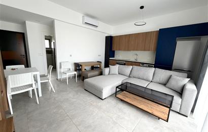 Girne Karaoğlanoğlu Havuzlu Sitede Full Eşyalı Deniz Manzaralı 1+1 Bahçe Kullanımlı Kiralık Daireler