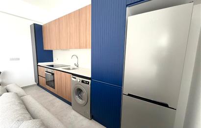 Girne Karaoğlanoğlu Havuzlu Sitede Full Eşyalı Deniz Manzaralı 1+1 Bahçe Kullanımlı Kiralık Daireler