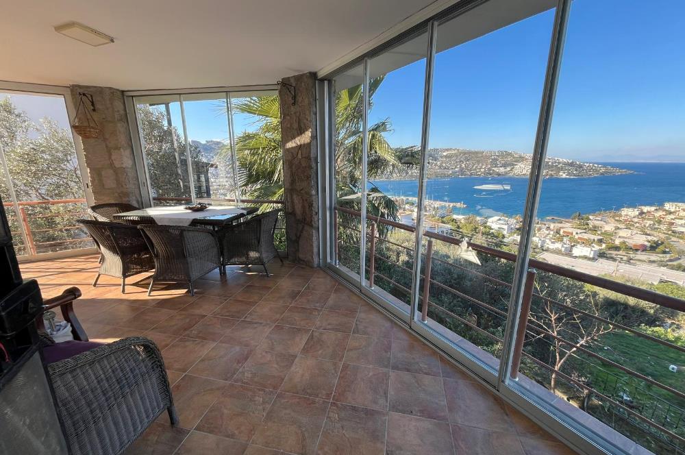 Bodrum Gündoğan'da Eşyalı Kiralık Dubleks Daire