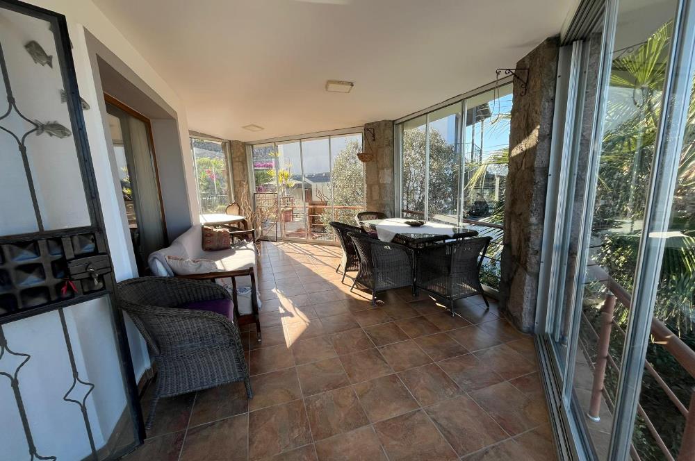 Bodrum Gündoğan'da Eşyalı Kiralık Dubleks Daire