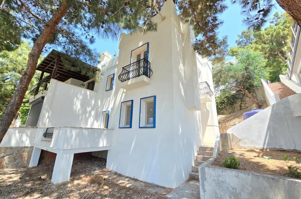 Bodrum Kumbahçe de Deniz Manzaralı Kiralık Dubleks