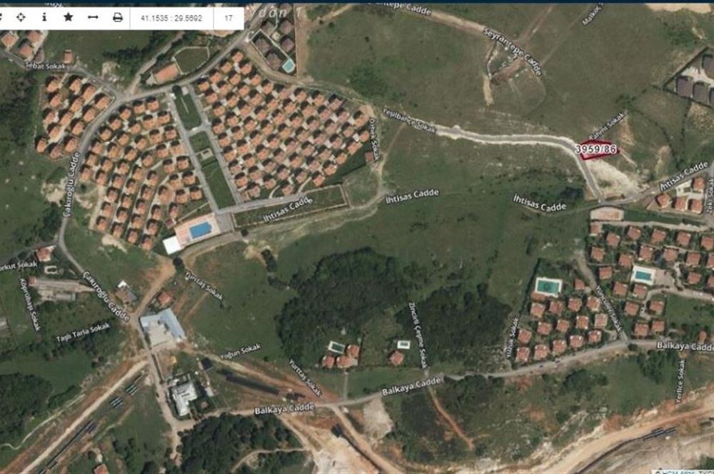 ŞİLE AHMETLİ'DE DENİZ MANZARALI,İMARLI