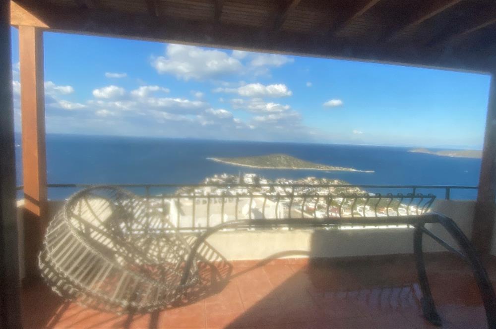 Bodrum Koyunbaba Deniz Manzaralı Havuzlu Villa