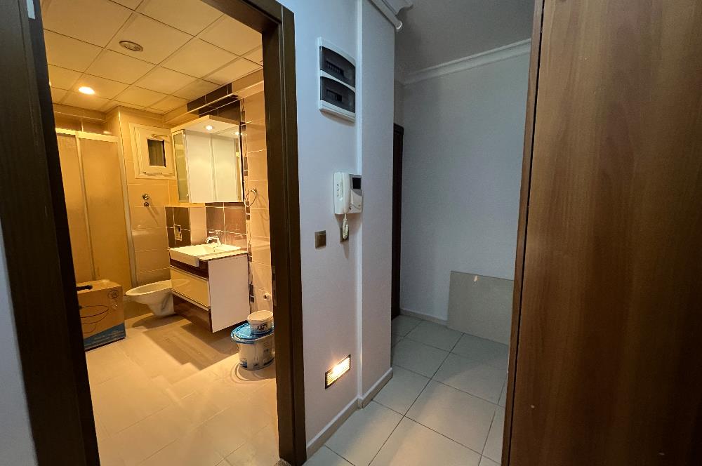 AKSOY'DA YENİ BİNADA BAHÇELİ, KAPALI MUTFAK, DOĞALGAZLI DAİRE