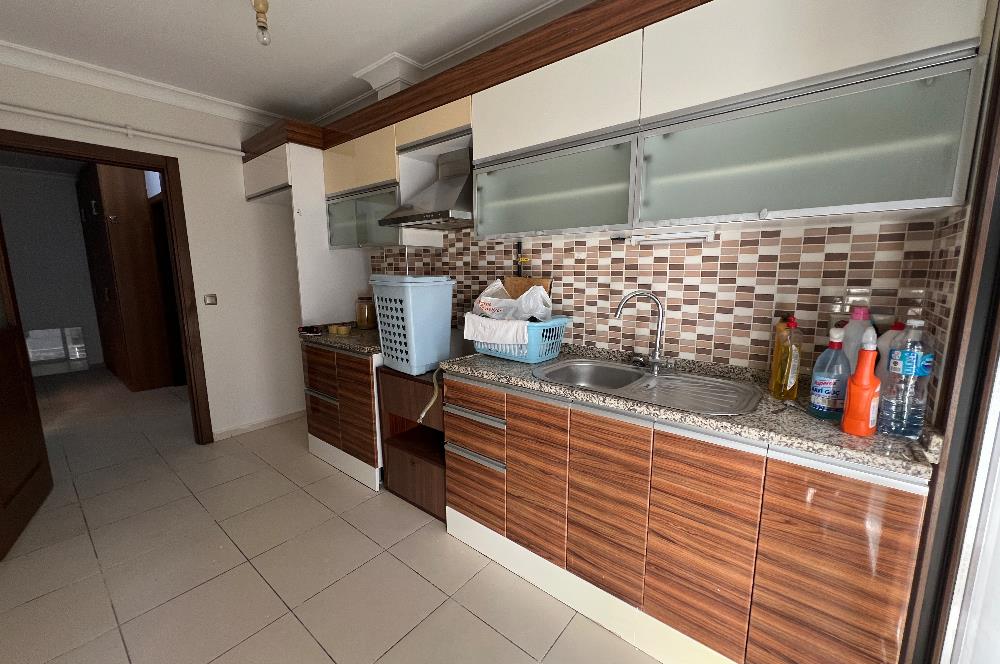 AKSOY'DA YENİ BİNADA BAHÇELİ, KAPALI MUTFAK, DOĞALGAZLI DAİRE