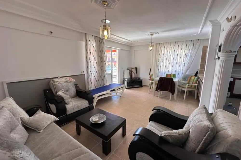 DENİZE SIFIR SİTEDE SATILIK 3+1 EŞYALI VİLLA