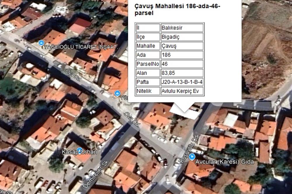 C 21 Bal dan Balıkesir Bigadiç te Satılık Kerpiç Ev