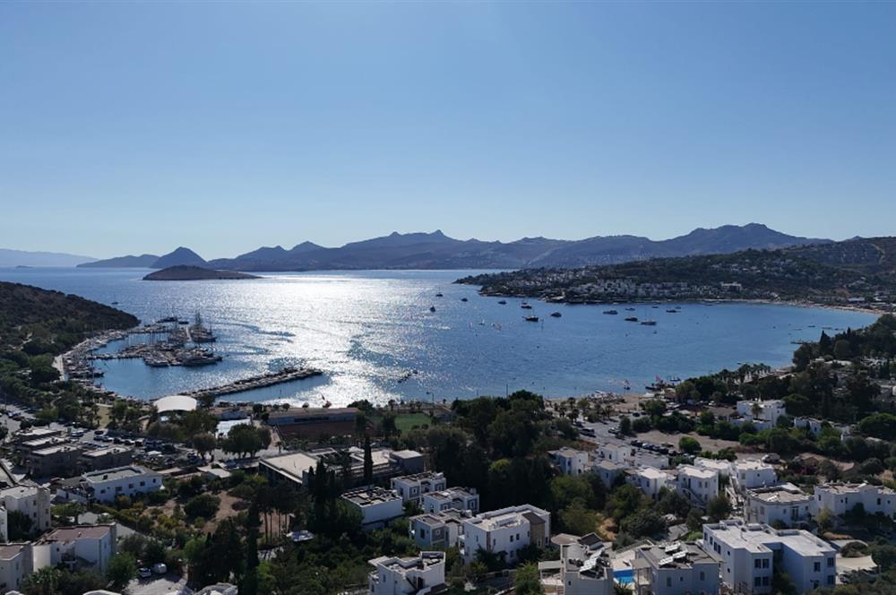 Bodrum-Bitez 3+1 deniz manzaralı satılık dubleks villa