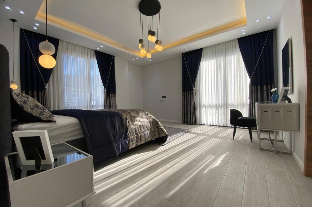 AKBÜKTE TAM MÜSTAKİL FULL EŞYALI 4+1 HAVUZLU VİLLA