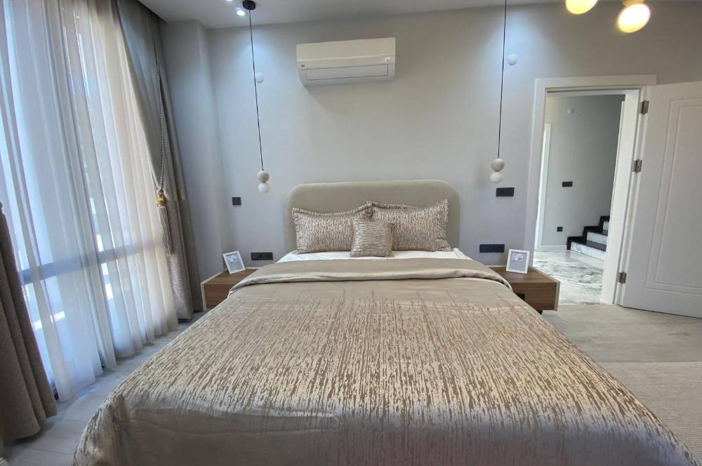 AKBÜKTE TAM MÜSTAKİL FULL EŞYALI 4+1 HAVUZLU VİLLA