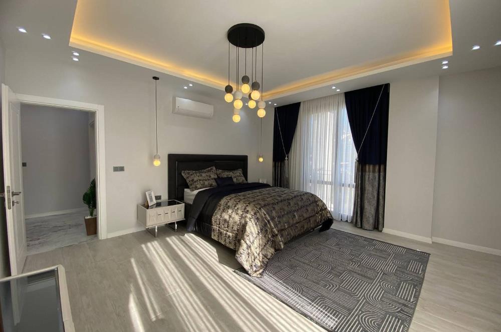 AKBÜKTE TAM MÜSTAKİL FULL EŞYALI 4+1 HAVUZLU VİLLA