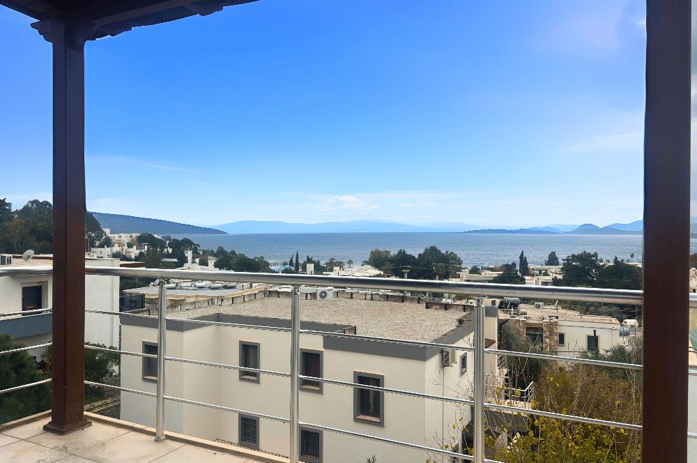 Bodrum Kumbahçe Deniz Manzaralı Kiralık 2+1 Daire
