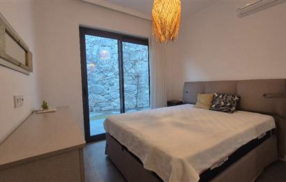 Bodrum Gündoğan Küçükbük'te Satılık 2+1 Bahçe Katı Daire