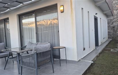 Bodrum Gündoğan Küçükbük'te Satılık 2+1 Bahçe Katı Daire
