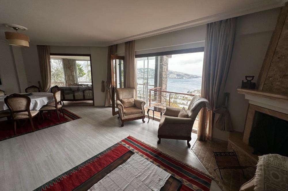 Bodrum Gündoğan'da Eşyalı Kiralık Dubleks Daire