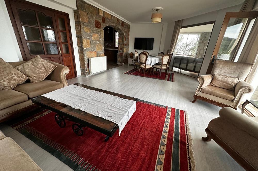 Bodrum Gündoğan'da Eşyalı Kiralık Dubleks Daire