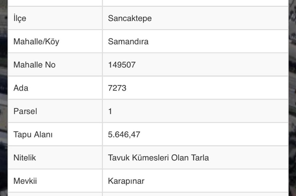 Sancaktepe Veysel Karanide Satılık İmarlı Arsa