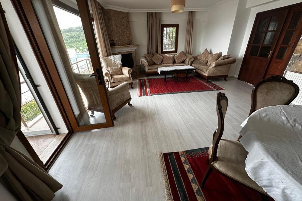 Bodrum Gündoğan'da Eşyalı Kiralık Dubleks Daire