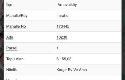Arnavutköy'de İmarlı Satılık Arsa