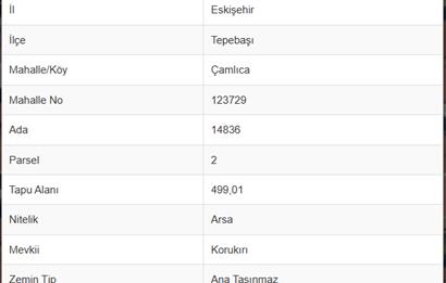 ÇAMLICA MAHALLESİNDE KAT KARŞILIĞI ARSA