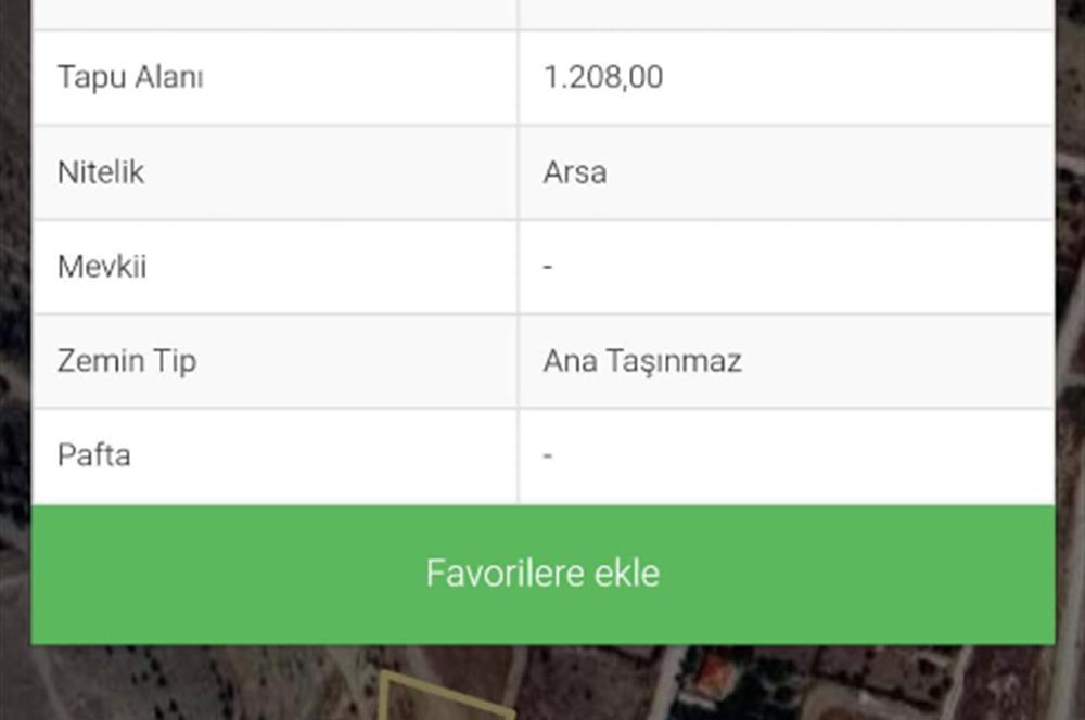 ANKARA POLATLI ZAFER MAH.1208 M2 SATILIK ARSA