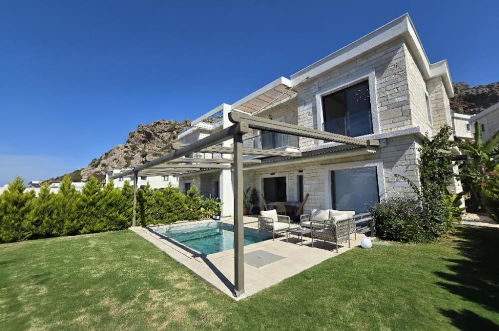 Bodrum Gündoğan Satılık Bahçeli Müstakil Villa |Yan Yana 2 Villa