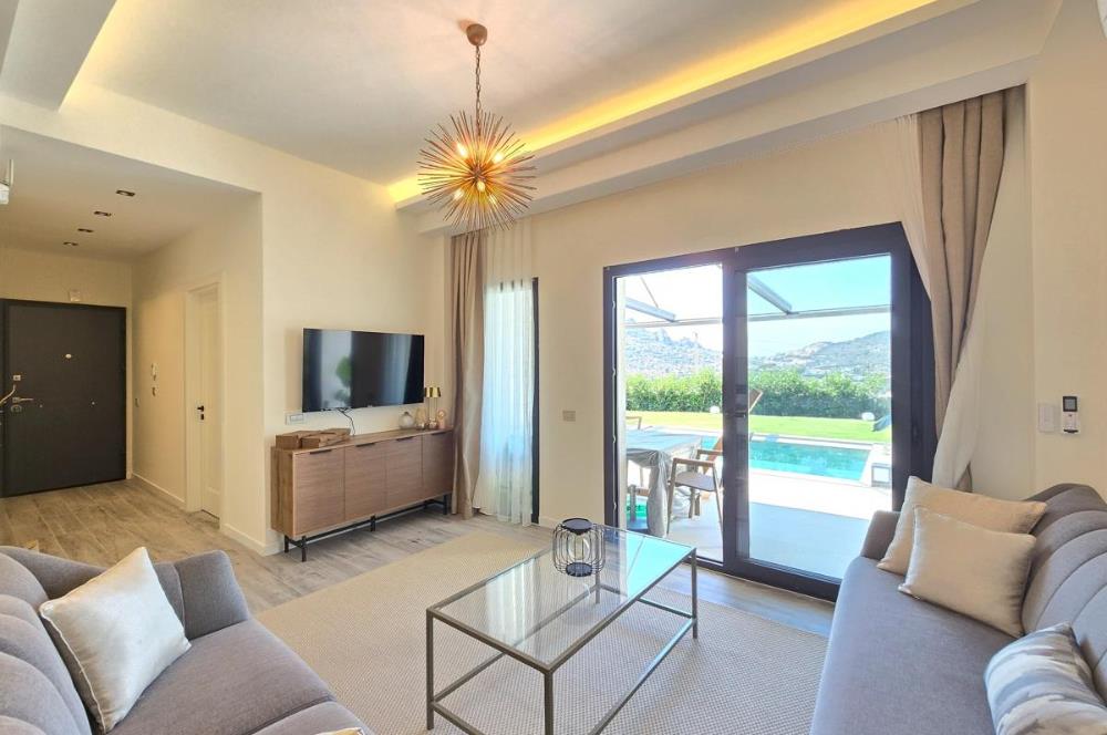 Bodrum Gündoğan Satılık Bahçeli Müstakil Villa |Yan Yana 2 Villa